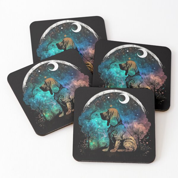Artikelvorschau, Bloodhound Dog Zen Galaxy im Weltraum entworfen und verkauft von Lovedogz4life.
