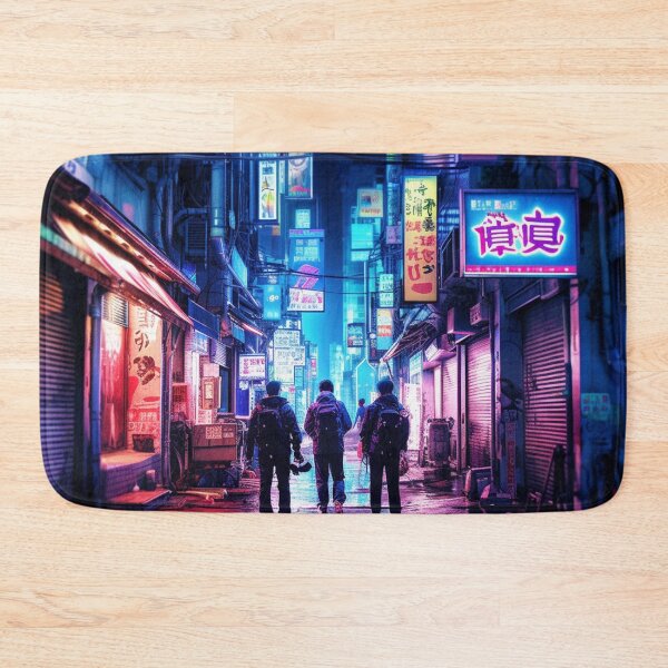 Item preview, Endless Neon - Cyberpunk Cityscape Skyline  designed and sold by orlandoellio.