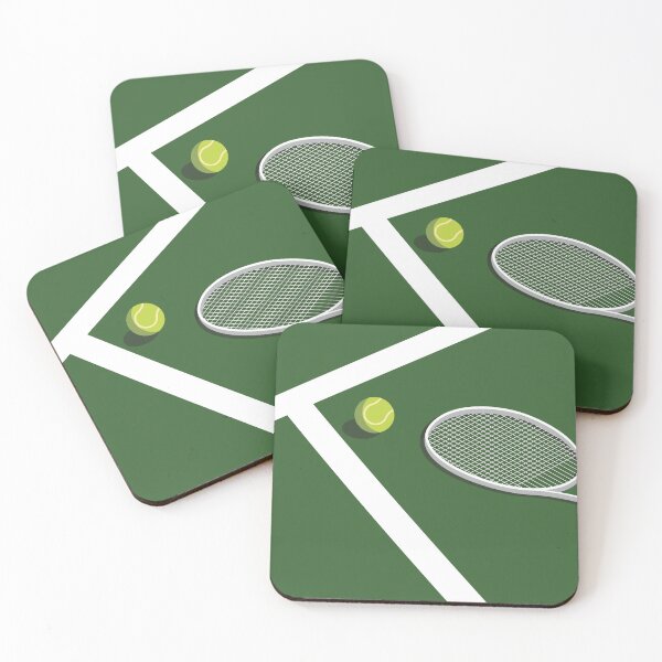 Item preview, Tennis Green Grass Court Raqueta de tenis Pelota de tenis Lámina de Tennismates.au designed and sold by Boydfoto.