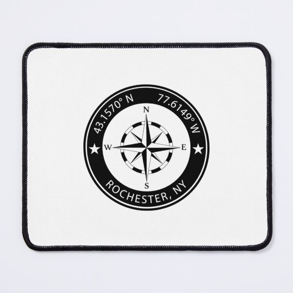 Item preview, Rochester, New York Geographical Coordinates designed and sold by FavorsByPrc.