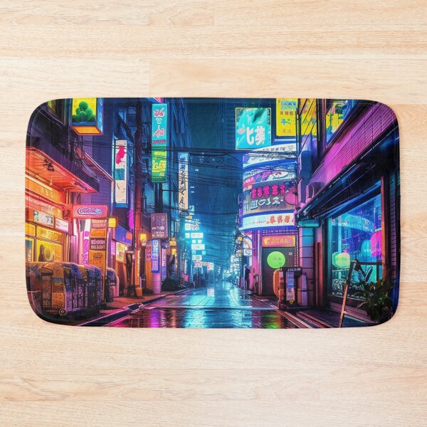 Item preview, Endless Neon - Cyberpunk Cityscape Skyline  designed and sold by orlandoellio.