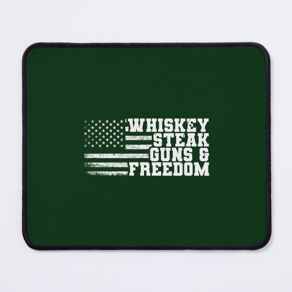 Item preview, Guns Not Money - Whishkey Steak Guns n Freedom designed and sold by MargaretasHypat.