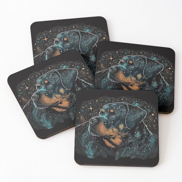 Item preview, Rottweiler Dog Zen Galaxy in Space designed and sold by Lovedogz4life.