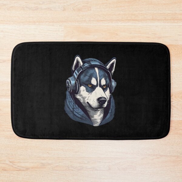 Item preview, Cool Husky DJ Headset Sunglasses Graphic Design designed and sold by MysteriousJ.