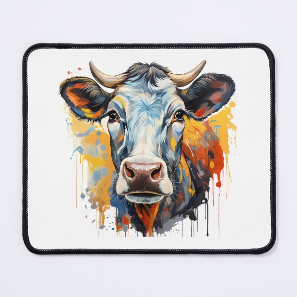 Item preview, Neo-Expressionist Cow: Artistic T-Shirt for Creative Statements designed and sold by SnowStudio2022.