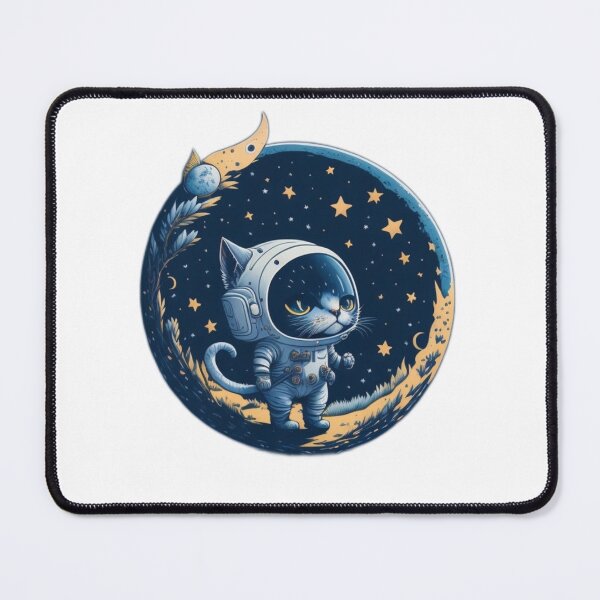 Item preview, Cute astronaut cat explores the moon. designed and sold by SaraSumi.