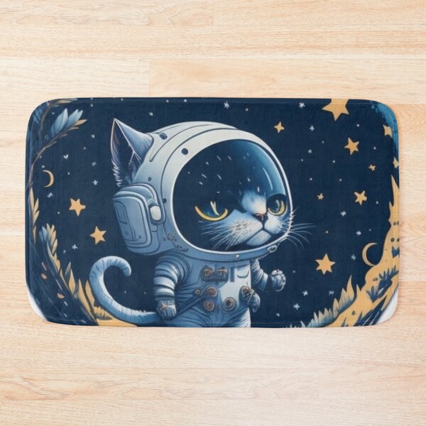 Item preview, Cute astronaut cat explores the moon. designed and sold by SaraSumi.