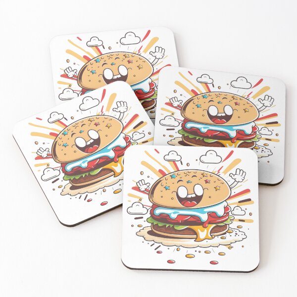 Item preview, Feeling hungry Get your cartoon burger fix right here designed and sold by cafegrafis.