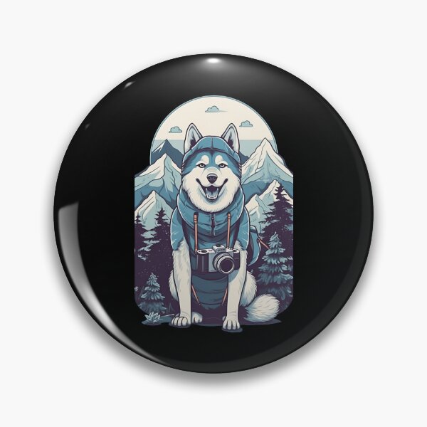 Item preview, Husky in a Vacation Mode Design designed and sold by MysteriousJ.
