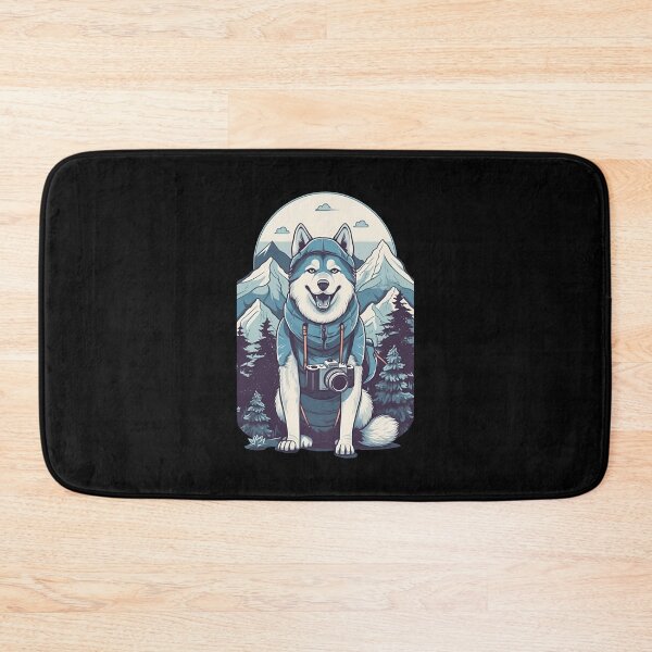 Item preview, Husky in a Vacation Mode Design designed and sold by MysteriousJ.