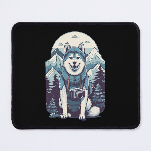 Item preview, Husky in a Vacation Mode Design designed and sold by MysteriousJ.