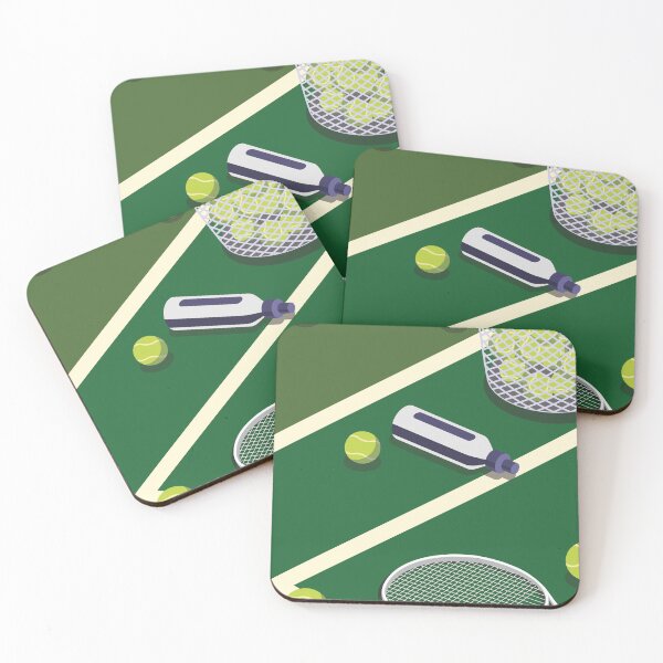 Item preview, Tennis Green Court Raqueta de tenis Pelota de tenis Lámina de Tennismates.au designed and sold by Boydfoto.