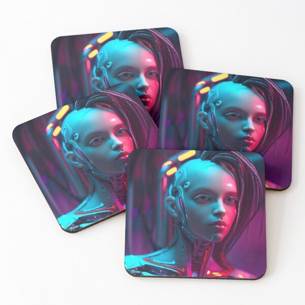 Item preview, The Cyberpunk Robotic Girl designed and sold by lizzbethgz.