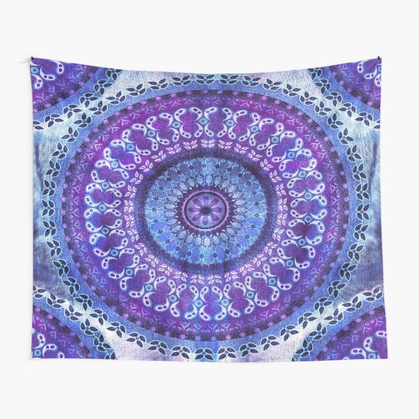 Hydrengea Mandala Tapestry