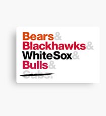 Chicago Sports Teams White Sox Canvas Print