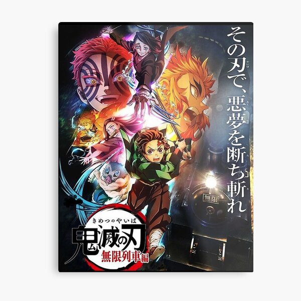 Demon Heroes' Poster, picture, metal print, paint by Demon Slayer Kimetsu  No Yaiba