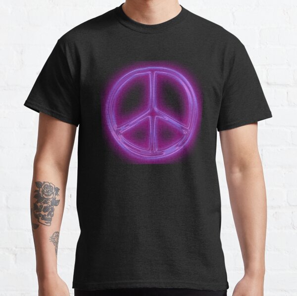 Transparent Pictures T Shirts Redbubble - peace sign purple shirt roblox