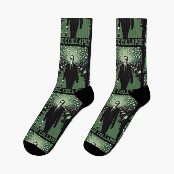Item preview, Matrix Meets Machine Learning: Agent Smith 'Mode Collapse' Concept T-Shirt designed and sold by babayagai.