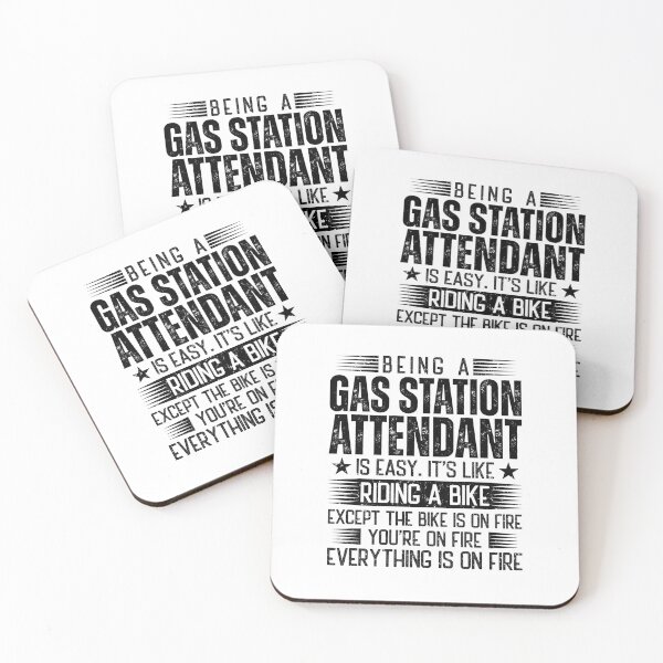 Item preview, Being A Gas Station Attendant Is Easy designed and sold by wittyshop.