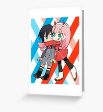 Darling in the FranXX Greeting Card