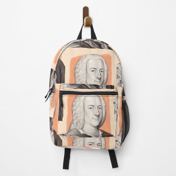 Item preview, German Composer Georg Philipp Telemann - orange - illustration  designed and sold by Litstoy.