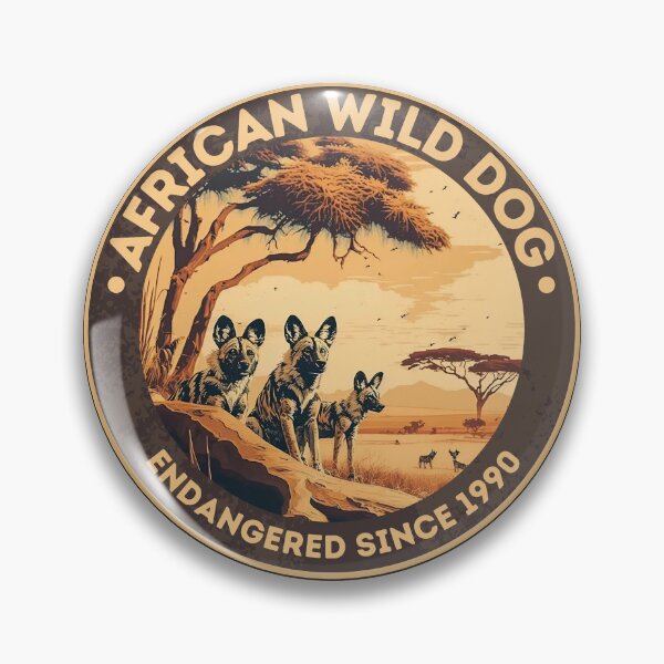 Item preview, African Wild Dog Endangered Species designed and sold by soulfulprintss8.