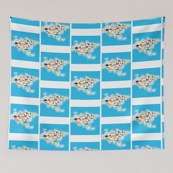 Item preview, Eurasia Animal Map designed and sold by akeem-waynez.
