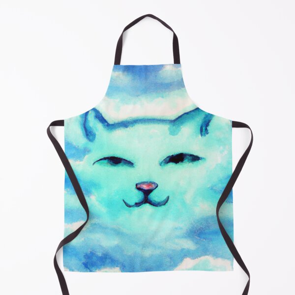 Item preview, Feline cloud in the sky-Edited AI generated art designed and sold by Frostp.