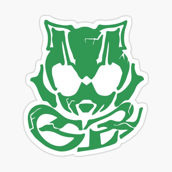  Kamen Rider Tycoon - Gang Rider Logo (Green) Sticker