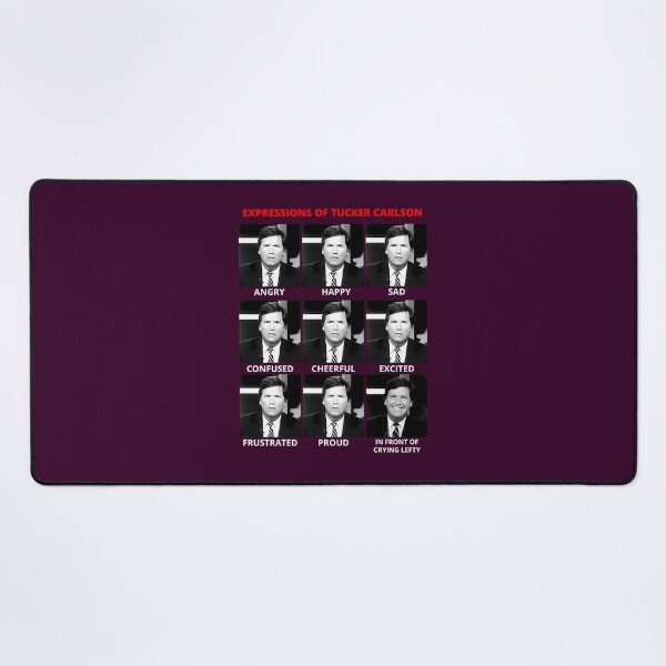 Item preview, The Expressions of Tucker Carlson   	 designed and sold by zmsewvmxc70.