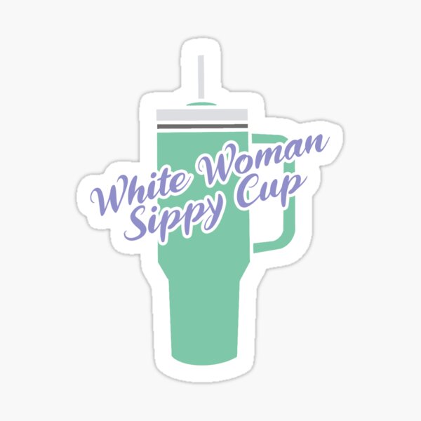 Adult Sippy Cup Coffee Cup Sticker for Sale by RobinLynneDes