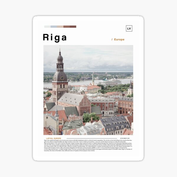 Item preview,  riga  poster landscape designed and sold by paulrommer.