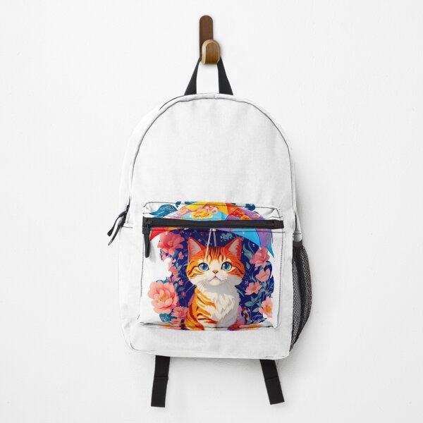 Item preview, Floral Cat with Umbrella  designed and sold by khachiche.