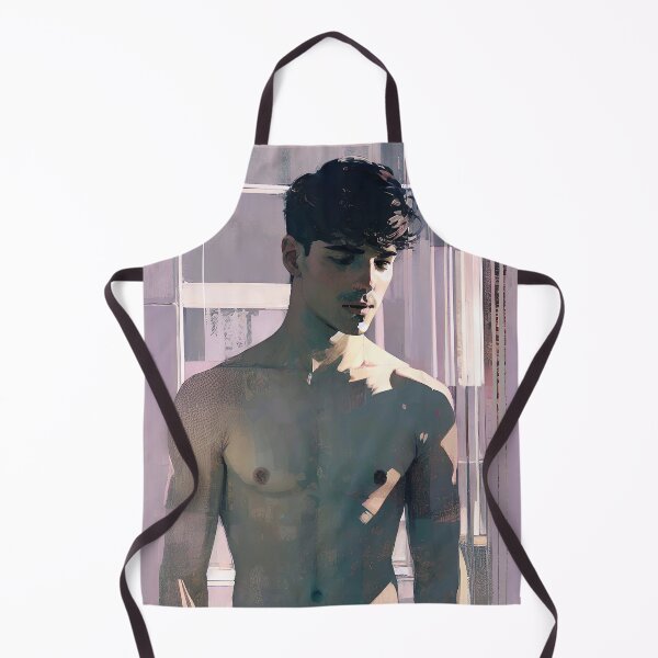 Item preview, A man with no shirt standing in front of a window designed and sold by Seduction-art.