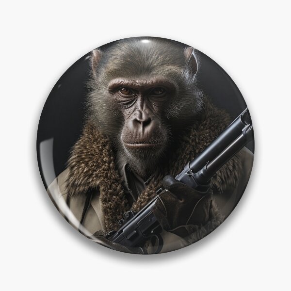 Item preview, Robbie Ripper the Robber Baboon designed and sold by BrushstrokesA.