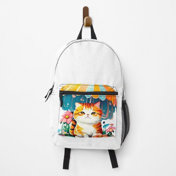 Item preview, Floral Cat with Umbrella  designed and sold by khachiche.