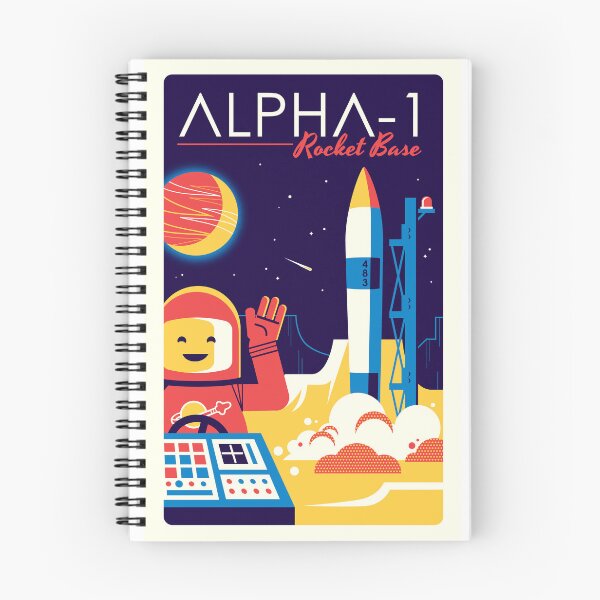 Item preview, Alpha Rocket Base Poster designed and sold by retrohunss.