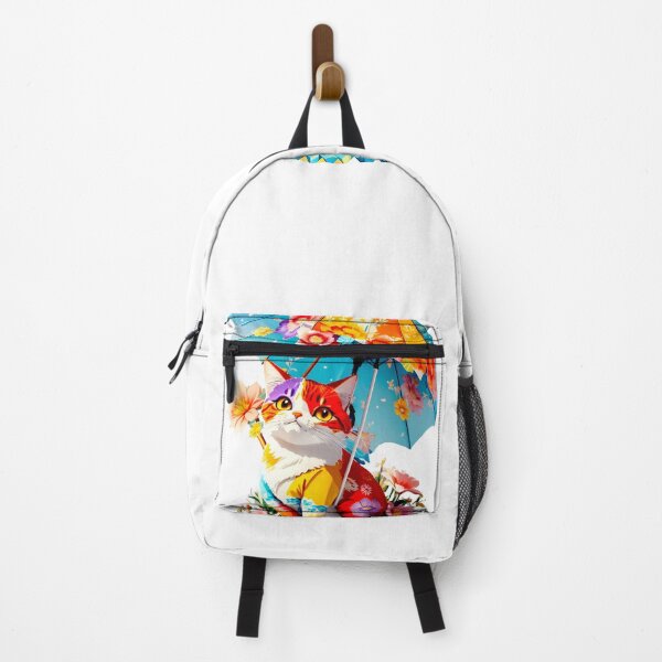 Item preview, Floral Cat with Umbrella  designed and sold by khachiche.