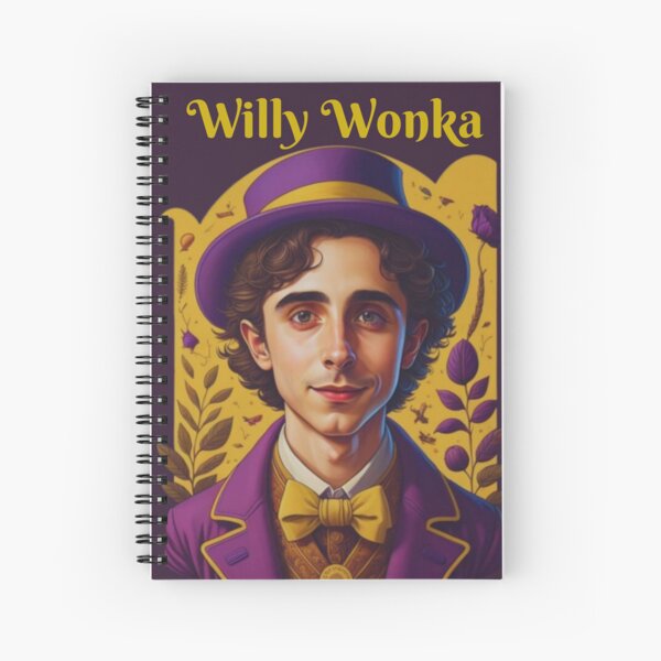 Willy Wonka Spiral Notebooks for Sale