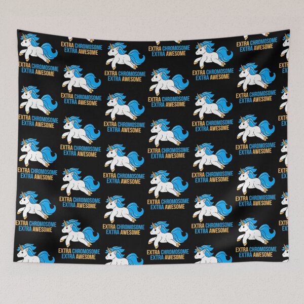 Item preview, Extra Chromosome Awesome Down Syndrom Unicorn designed and sold by Pubi.