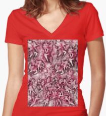 Pink Fairyland Women's Fitted V-Neck T-Shirt