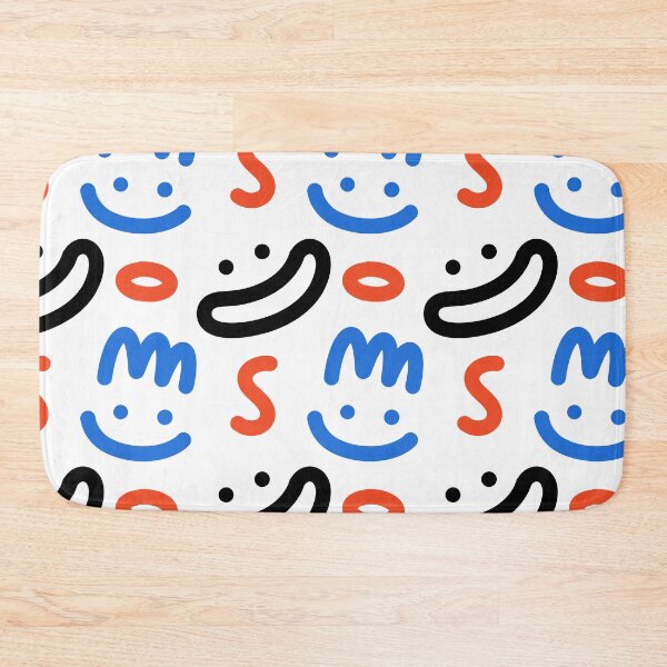 Item preview, Fun colourful line simple doodle minimal - cute smiley groovy pattern designed and sold by TNwandesignart.