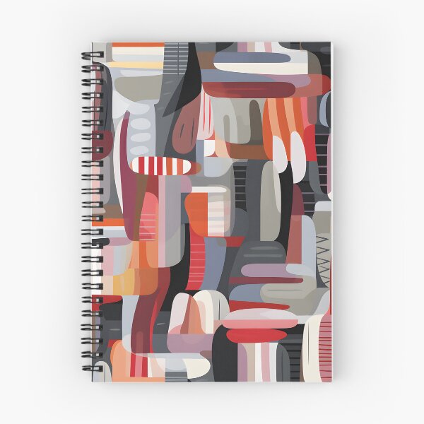 Item preview, Jasper Voss - Crimson & Beige Abstraction #1 designed and sold by IndigoSinclair.