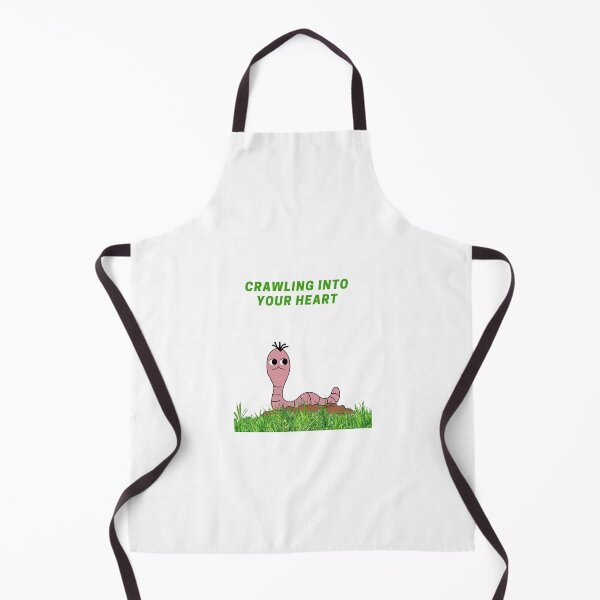 Item preview, Funny pink worm crawling print designed and sold by LHGRDesigns.