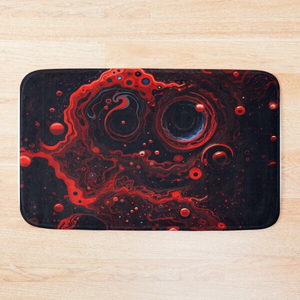 Item preview, Cosmic red and black holes with intricate biopunk patterns. designed and sold by AFUNARTZ.