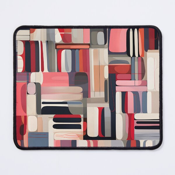 Item preview, Jasper Voss - Crimson & Beige Abstraction #2 designed and sold by IndigoSinclair.