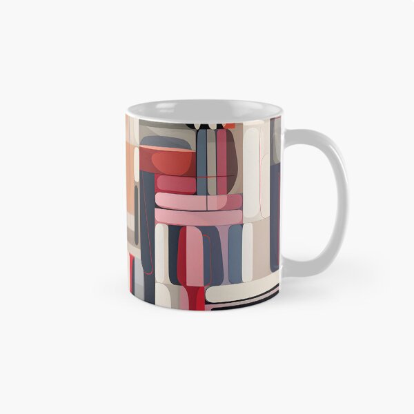 Item preview, Jasper Voss - Crimson & Beige Abstraction #2 designed and sold by IndigoSinclair.