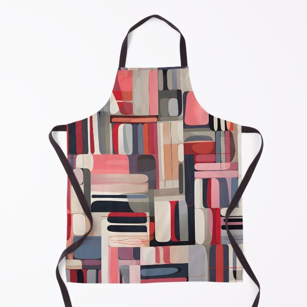 Item preview, Jasper Voss - Crimson & Beige Abstraction #2 designed and sold by IndigoSinclair.