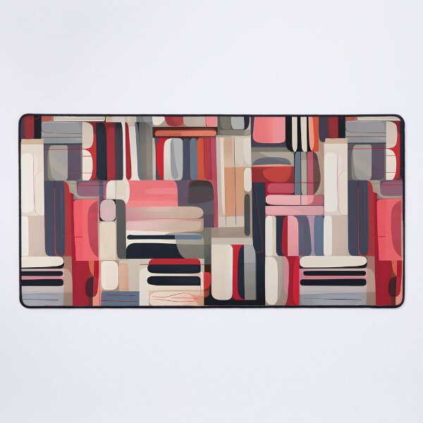 Item preview, Jasper Voss - Crimson & Beige Abstraction #2 designed and sold by IndigoSinclair.
