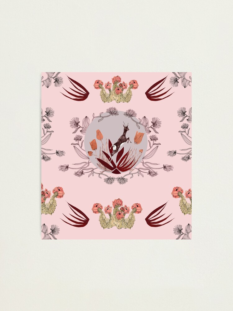 Alternate view of Blooming desert. Photographic Print